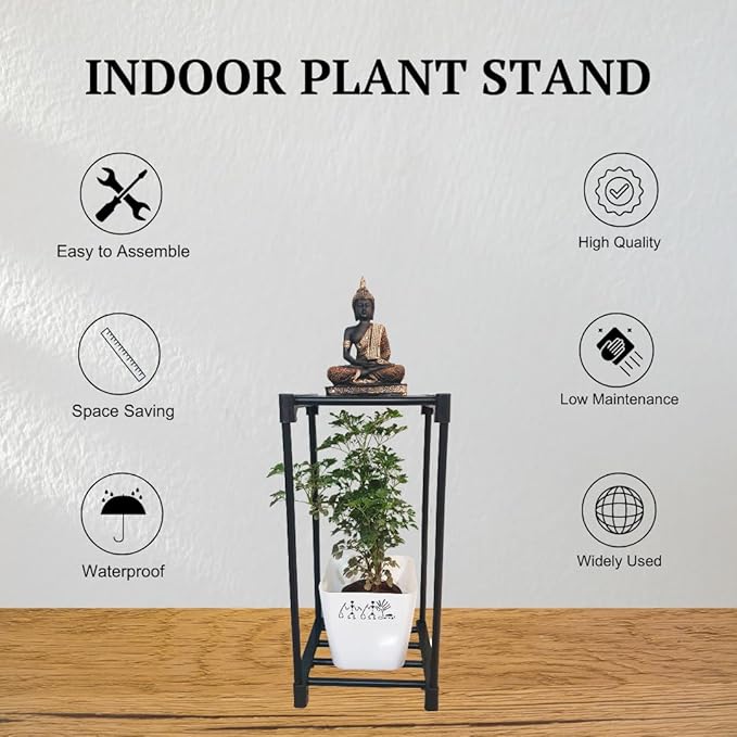 Keeva 2 Step Vertical Plant Stand - Multiple Pot Stand Indoor/Outdoor, Multipurpose Stand, Racks, Planter Stand