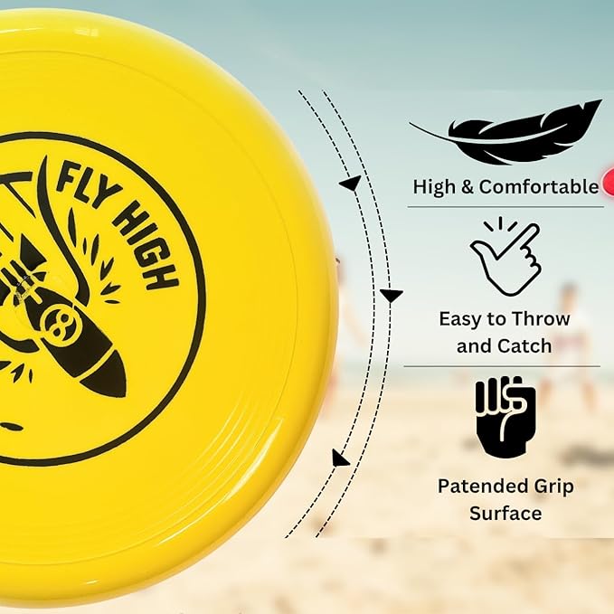 Keeva Frisbee for Outdoor Sports Games/Throwing Discs for Kids, Adults, and Dogs, Unbreakable Soft Flexible Plastic Flying Disc (Pack of 1)