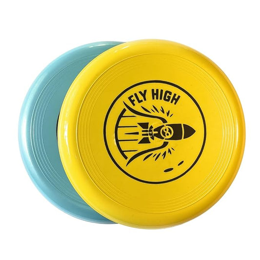 Keeva Frisbee for Outdoor Sports Games/Throwing Discs for Kids, Adults, and Dogs, Unbreakable Soft Flexible Plastic Flying Disc (Pack of 2) (2)