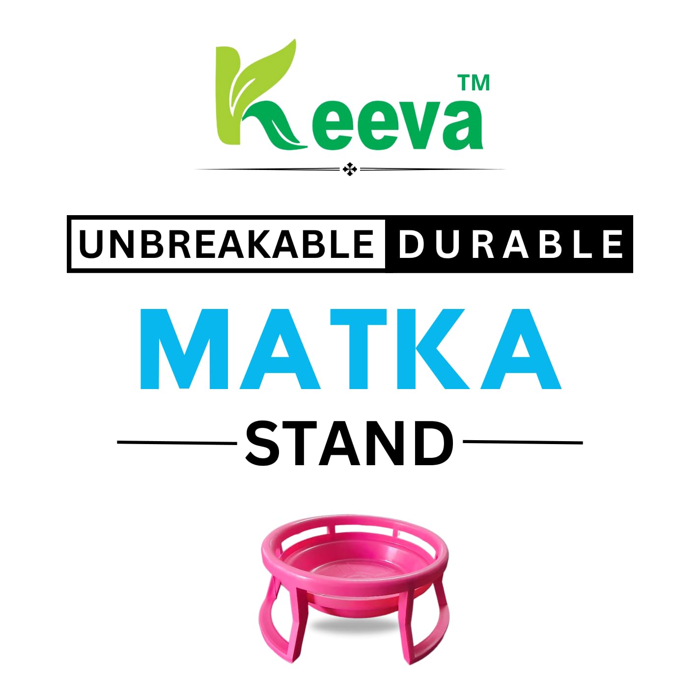 Keeva Multipurpose Matka Stand/Water Pot Stand/Jug/Fruit Basket/Pot Stand (PACK OF 3)